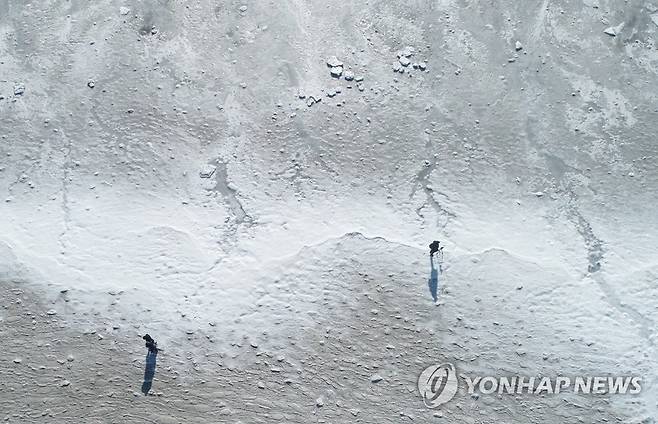 '남극이 아니에요'…한파가 만든 풍경 [연합뉴스 자료사진]