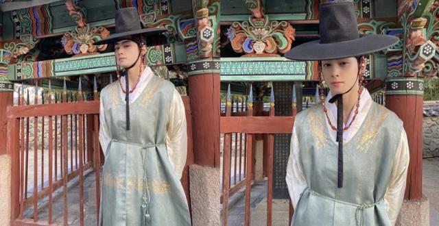 차은우가 꽃도령으로 변신했다. 차은우 SNS 제공