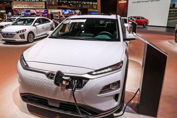 현대 전기차 코나.