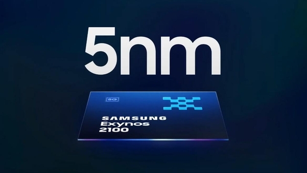 엑시노스 2100은 5㎚(나노미터) EUV(극자외선) 공정으로 만들어져 성능은 높이고, 전력소모를 줄였다./삼성전자 유튜브 캡처
