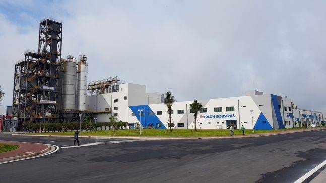 코오롱인더스트리 베트남 타이어코드 공장.ⓒ코오롱인더스트리