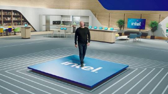 그레고리 브라이언트 인텔 총괄 부사장이 11일(미국 현지시간) 세계 최대 가전·IT 전시회인 CES 2021에 맞춰 온라인으로 개최한 인텔 프레스컨퍼런스에서 새로 공개한 차세대 프로세서 제품에 대해 소개하고 있다. <출처=인텔 홈페이지>