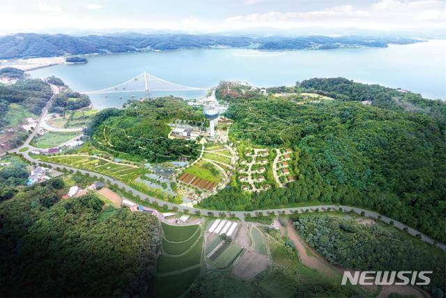 착한농촌체험세상 조감도, 예산군 예당호