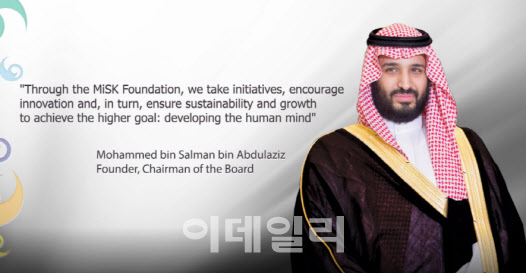 빈살만 사우디아라비아 왕세자(사진=미스크 재단)