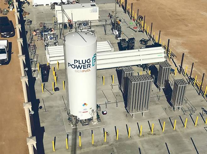 플러그파워 액호수소탱크. / 사진=SK