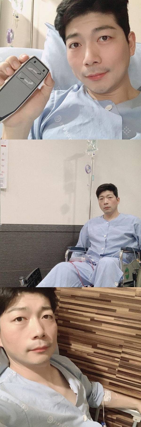 김재욱 입원 / 사진=김재욱 SNS