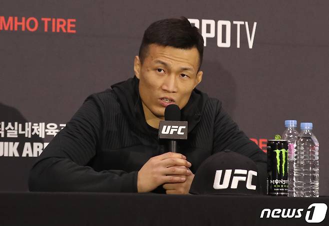 UFC 페더급의 정찬성(34) /뉴스1 © News1 여주연 기자