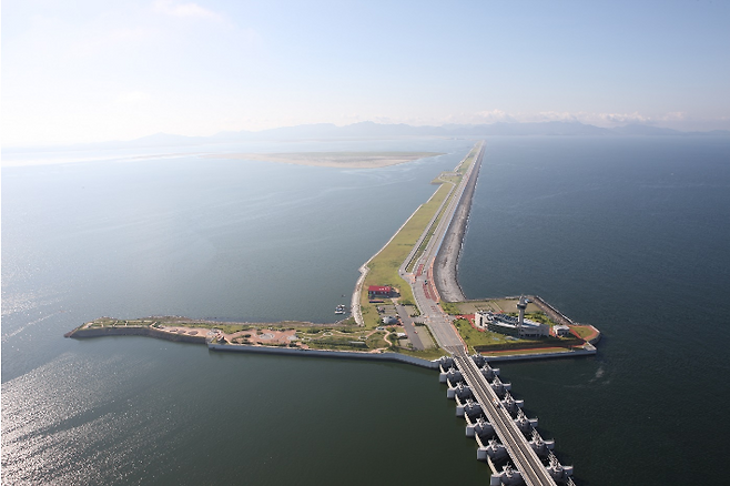 새만금 2호 방조제 구간. 전라북도 제공