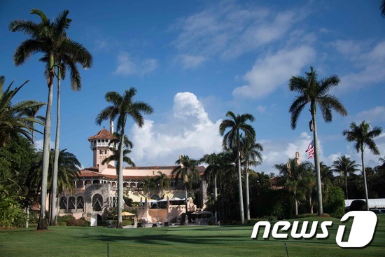 플로리다 주 팜비치에 위치한 도널드 트럼프 미국 대통령 소유의 마라라고 골프 리조트. © AFP=News1
