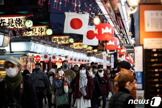 일본 수도 도쿄도의 거리. © AFP=뉴스1