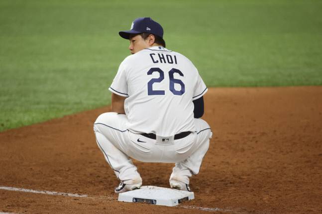 탬파베이 최지만. 텍사스 | USA TODAY Sports연합뉴스