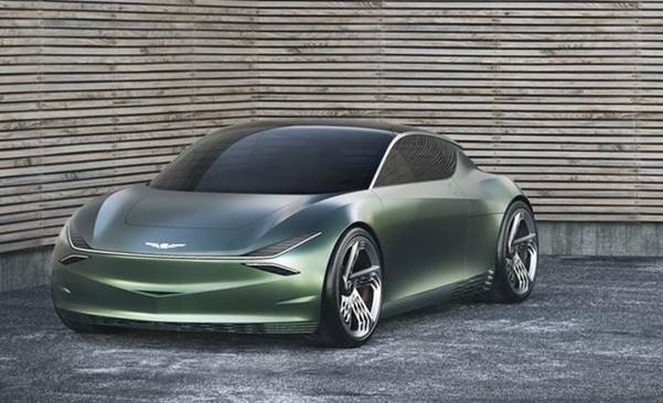 제네시스 전기차 콘셉트 민트. 제네시스는 올해 순수 전기차를 출시할 예정이다./제네시스 제공