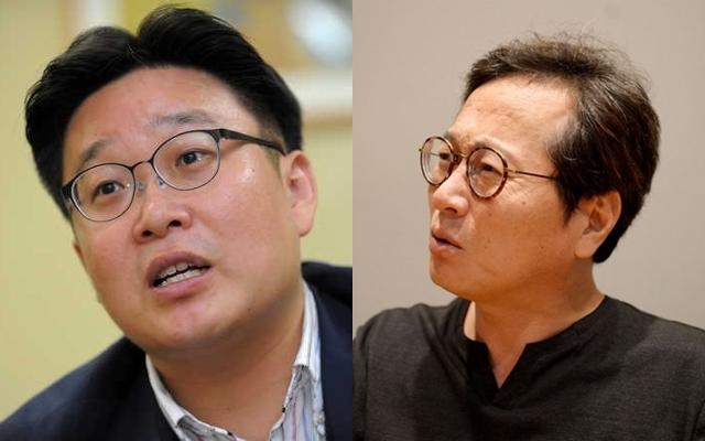 서경덕(왼쪽 사진) 교수와 맛 칼럼니스트 황교익씨. 한국일보 자료사진