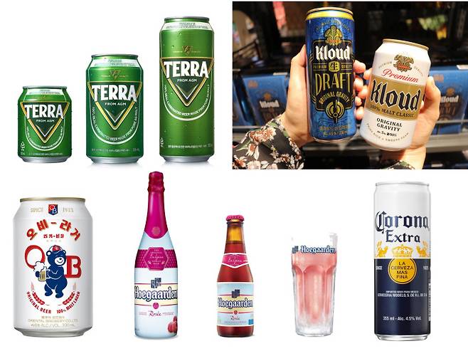최근 주류업체들이 ‘홈술’ 수요를 겨냥해 250㎖ 미니캔맥주 등 소용량 맥주 제품들을 잇따라 출시하고 있다.  각 사 제공