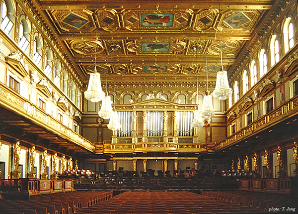 비엔나 신년음악회가 열리는 황금 홀.