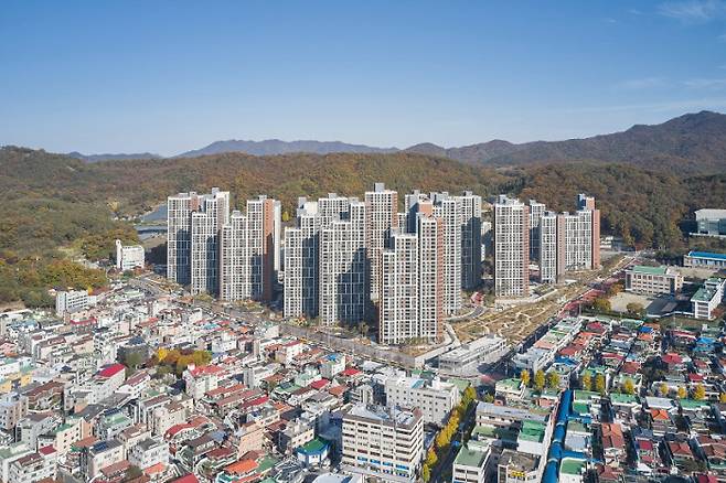 대전시내 아파트 및 주택 밀집지역. 대전시 제공