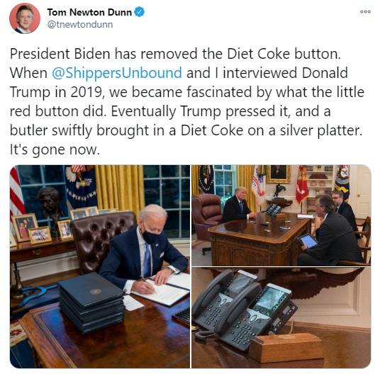 톰 뉴튼 던 트위터 캡처