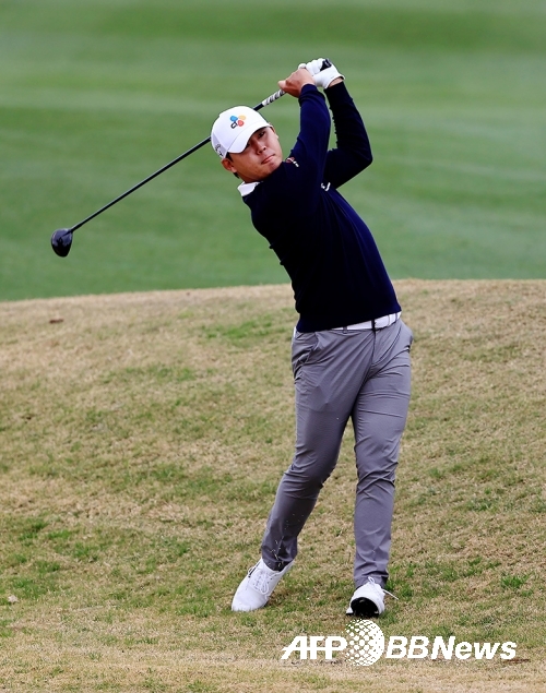 2021년 미국프로골프(PGA) 투어 아메리칸 익스프레스에 출전한 김시우 프로가 3라운드 8번홀에서 경기하는 모습이다. 사진제공=ⓒAFPBBNews = News1