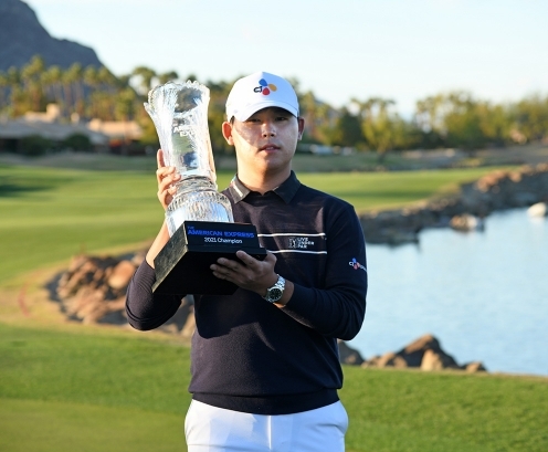 2021년 미국프로골프(PGA) 투어 아메리칸 익스프레스 우승을 차지한 김시우 프로. 사진제공=PGA 투어-게티이미지