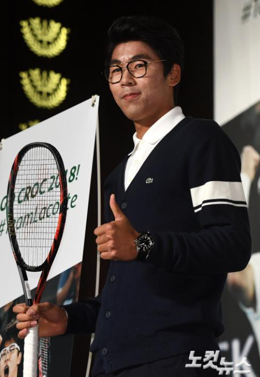 허리 시술로 또 다시 기약 없는 재활에 들어가는 한국 남자 테니스 간판 정현. 자료사진=박종민 기자
