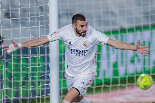 레알 마드리드에서 12시즌째 부동의 골잡이로 활약하고 있는 카림 벤제마. AP 연합뉴스