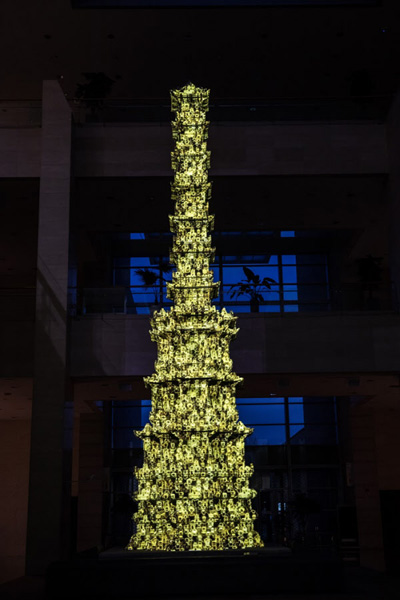 지난해 대표적인 실감 콘텐츠 사업으로 꼽힌 국립중앙박물관의 경천사 10층석탑의 모습.(사진=국립중앙박물관)