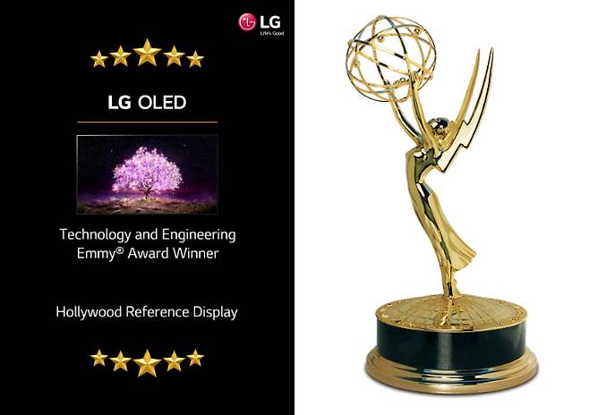LG 올레드 TV, 美 에미상(Emmy Award) 수상. LG전자 제공