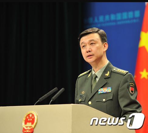 우첸 중국 국방부 대변인 (중국 국방부) © 뉴스1