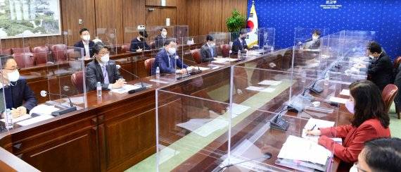 대미 정책소통TF가 28일 최종건 외교부 1차관 주재로 열렸다. /사진=외교부