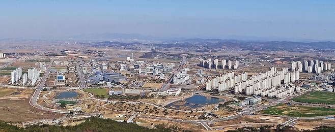 내포혁신도시. 예산군 제공