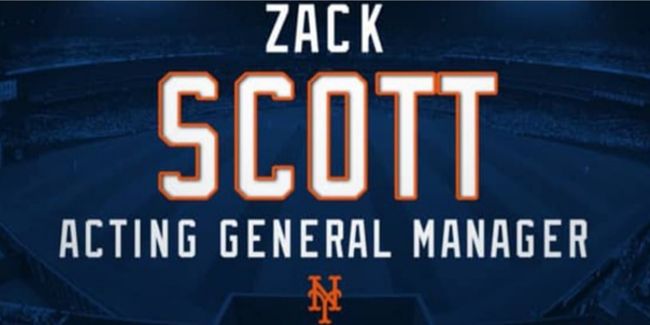 MLB.com은 28일(이하 한국시간) “메츠 구단은 잭 스콧을 단장 대행으로 선임했다”는 소식을 전했다. ⓒ MLB.com