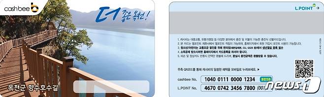 충북 옥천군이 발급한 농어촌버스 무료 이용 교통카드. © 뉴스1