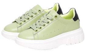 빈폴 라이트 그린 하이러시 스니커즈. 빈폴 제공.