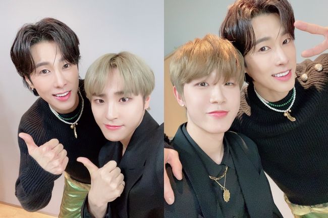 It was like a dream when I danced.Group Golden Child members Bae Seung-min and Kim Dong-Hyun are TVXQ members Yunho and warm Celebratory photoleft behind.Golden Child posted a photo with Yunho on the official SNS on the 30th.Bae Seung-min and Kim Dong-Hyun in the image released on the day are attracting attention because they are making a warm smile with Yunho and shoulder.They wrote, I respect you so much, Yunho, and I will work harder to make Golden Child a wonderful singer because I resemble you who are a dream of many people.Bae Seung-min said, It is the first song of my life and the order that I have always heard while dreaming of a singer.When I was a child, I was really dreaming when I danced with my idol Yunho from Gwangju. Previously, Yunho released the Enny Meeny challenge video with Bae Seung-min and Kim Dong-Hyun through TikTok.The three showed off their unique dancing skills with fantastic breathing, and showed off the warm chemistry of the music industry.Were so honored and monitoring the stage, Golden Child said. Well be like you, an artist who always sets an example.I am really grateful. Meanwhile, Golden Child released its fifth mini album YES. on the 25th and is continuing its active activities with the title song Burn It.golden child SNS