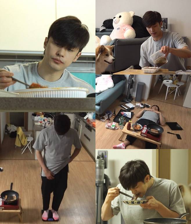 Sung Hoon enjoys Cheating Day at MBC I Live Alone (planned by Ahn Soo-young / directed by Hwang Ji-young and Kim Ji-woo), which airs tomorrow at 11:05 pm (5th).On the day of the show, Sung Hoon goes into sweeping for a scene in the drama: I eat as soon as I open my eyes.Sung Hoon, who said, It is a good life, Clears four kimchi steamed and four rice in the morning, and shows the aspect of Sung Hoon.Then, in two hours of breakfast, I go to lunch, and unlike the words Lets eat it briefly, I take out two soy sauces.He showed off his bare-handed crab soup, and he will scratch the rice soaked in soy sauce and raise the appetite of the viewers.In the meantime, for dinner, choose the pork belly grill and the old place to take a picture of Hwaryongjeong.He is surprised by the fact that he puts meat in his mouth without resting, as well as showing his skill to bake meat without breaking.But Sung Hoon, tired of successive eating, lays down on the floor.It is hard to eat for the first time, he said, even talking about the bomb. He is curious about whether he succeeded in weight augmentation as he aimed.The express food of Sung Hoon, which has been greatly appetite, can be found on MBC I Live Alone which is broadcasted at 11:05 pm tomorrow (5th).