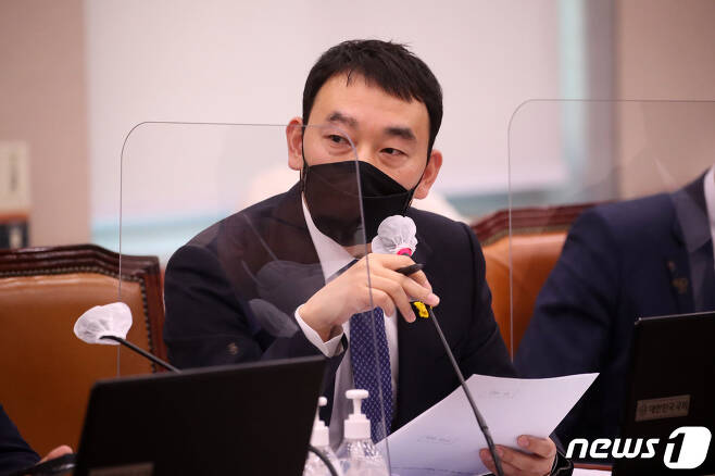 김용민 더불어민주당 의원. © News1 박세연 기자