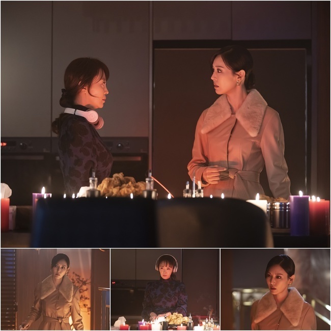 SBSs new Golden Todd, Penthouse, proved its strength in the first episode.On February 19, SBSs new Golden House 2 (playplayed by Kim Soon-ok/directed by Joo Dong-min) will bring down Shim Soo-ryeon (Lee Ji-ah) and Oh Yun Hee (Yujin) and reunite with her ex-husband Ha Yoon-chul (Yoon Jong-hoon) while Chun Seo-jin (Kim So-yeon), who took over the Penthouse, will be the first to air on February 19. He received a proposal from Ju Dan-tae (Um Ki-jun) and focused his attention on promising the future.However, during the engagement ceremony between Chun Seo-jin and Ju Dan-tae, Oh Yun Hee, who returned from the falsification of the Sim-soo Murder Case, appeared in a helicopter with Ha Yoon-cheol and made his heart chewy.On the 20th, the scene of one second before the explosion, in which Kim So-yeon and Ahn Yeon Hong, who appear as a new Antagonist of Penthouse 2, are forming a high atmosphere, was unveiled.In the play, Chun Seo-jin and HAEUN star (Choi Ye-bin)s personal learning Financial planner Jin-pung face each other in the kitchen.Chun Seo-jin, who returned from the trip with his luggage bag in his hand, approaches Jin-pung, who cooks with candles in the house where the fire is turned off, and the two of them stand facing each other and create strange tension.Soon Chun Seo-jin is expressing his anger with his eyes on Jin-hong, amplifying his curiosity about what happened.In particular, Jin Pung Hong is the only Antagonist who joined Penthouse 2 as a personal learning financial planner that helps to keep the best condition by checking the whole life of HAEUN star, the daughter of Chun Seo Jin.Indeed, Jin Pink is curious about what story to make with Chun Seo Jin and HAEUN.