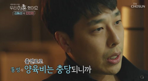 TV조선 '우리 이혼했어요'에 출연한 김동성 ⓒTV조선 캡처본