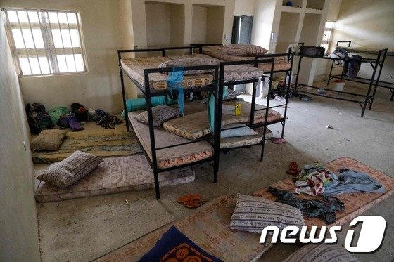 자난달 26일 여학생 납치 사건이 발생한 나이지리아 장게베 관립 중등 여학생 기숙사. /사진=AFP