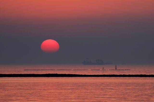 날씨 운이 따라 준다면 솔찬공원에서는 황홀한 일몰 풍경도 볼 수 있다. ⓒ박준규