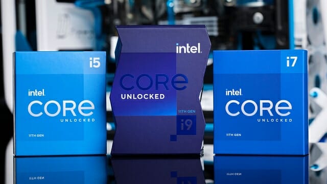 데스크톱용 11세대 코어 프로세서는 총 3개 제품군, 19개 제품이 공급된다. (사진=인텔)