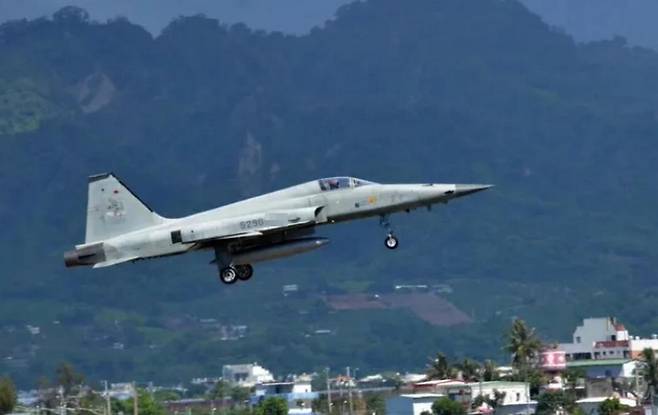 대만 F-5E 전투기 [중국매체 관찰자망 캡처. 재판매 및 DB 금지]