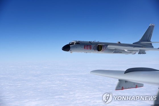 중국의 H-6K 폭격기. 연합뉴스