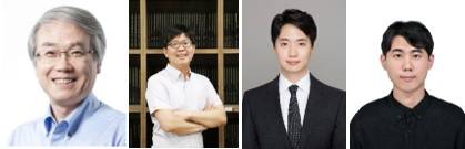 왼쪽부터 최만수 서울대 기계공학부 교수, 노준석 포스텍 기계공학과 교수, 정우익 서울대 기계공학부 박사후연구원, 정윤호 서울대 기계공학부 석박사통합과정 연구원. 서울대 제공.