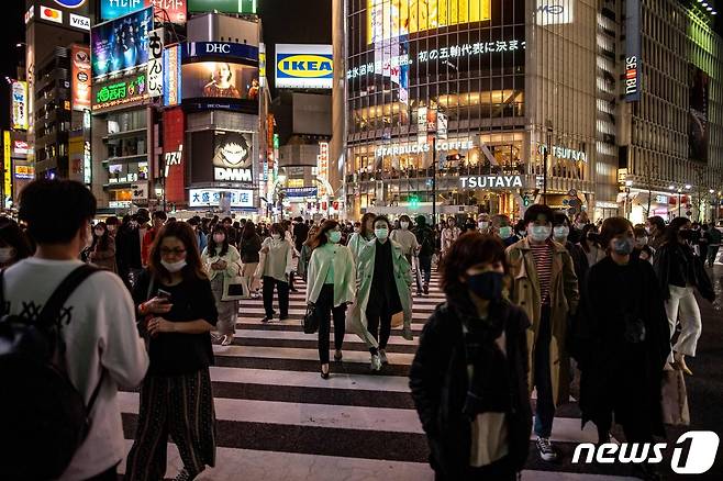 도쿄 거리 풍경 © AFP=뉴스1