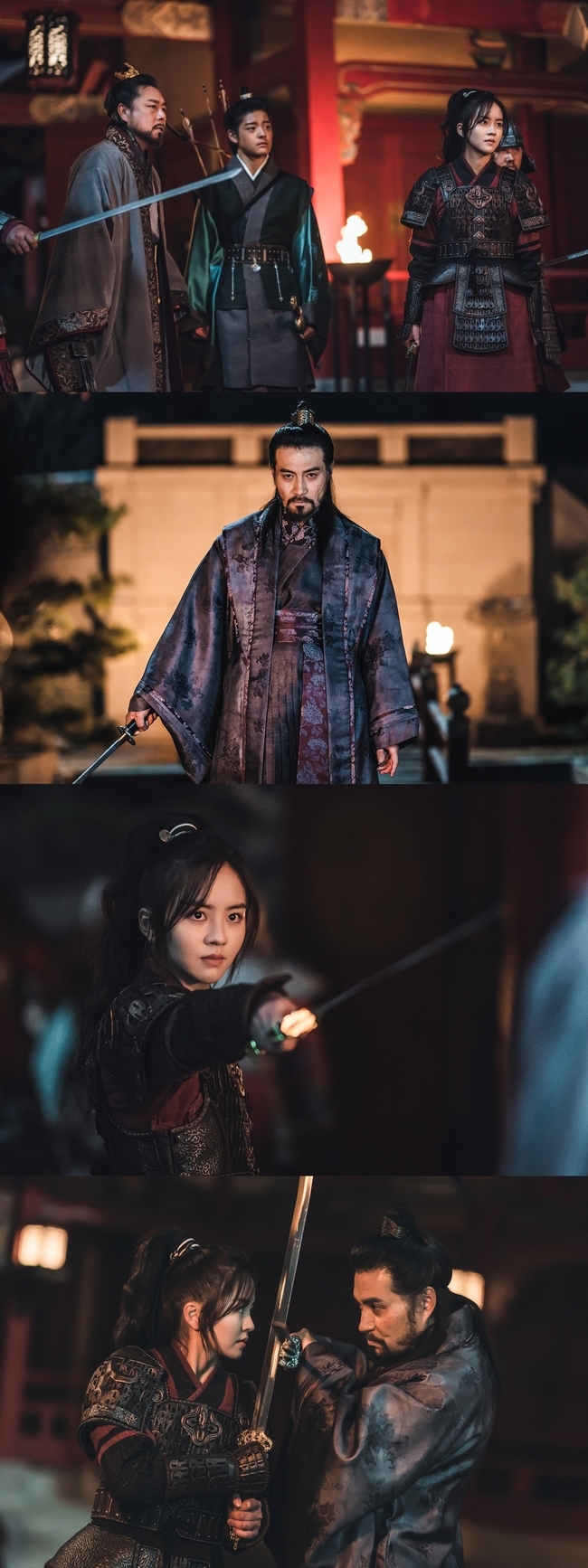 Kim So-hyun and Lee Hae-young, the Moon rising river, play the final confrontation.KBS 2TV Wall Street drama The Moon Rising River (playplay by Han Ji-hoon/director Yoon Sang-ho/production Victory Content) is a fusion historical drama romance that depicts the love of Princess Pyeong-gang (Kim So-hyun), who was the whole of Goguryeos life, and the love of General Ondal (Nine Woo-bun) who made love a history.The story of Pyeong-gang, who runs to make his dream Goguryeo, and Ondal, who claimed to be the knife of Pyeong-gang to help him, gives a heavy echo to viewers.The biggest obstacle for Pyeong-gang, who is struggling to create a country where people can live like people, is the Plateau table (Lee Hae-young), a figure who killed Pyeong-gangs mother, Queen Yeon (Kim So-hyun), to take power, and who toppled the innocent of Ondal. It was the beginning of all the tragedies - the ones that Gang had gone through.While Pyeong-gang was away, he made King Taewang Pyeongwon (Kim Beop-rae) a scarecrow king and held Goguryeo.However, the plot of the Plateau table, which attempted to bring up the local saints and topple the Goguryeo royal family, failed by Ondal leading the subjugation and suppressing all the rebels.So, the Plateau ticket and the rich man Goh Kun (Lee Ji-hoon) were imprisoned, but Haemo Yong (Choi Yoo-hwa), who loves Goh Kun, moved to get them out and added questions about the future story.In the meantime, the Moon Rising River side unveiled a still cut that shows the confrontation between Pyeong-gang and Plateau.Plateau, which has no place to back down, and Pyeong-gangs lifetime confrontation, which has to stop such a Plateau ticket, attracts attention.The photo shows Pyeong-gang standing in front of his father, King Pyeongwon (Kim Beop-rae) and his brother Won (Park Sang-hoon) to protect them.I feel an unusual life in the Plateau table, which appeared with a knife in front of them. The charisma of Pyeong-gang, who pointed a knife at such a Plateau table, is also unbelievable.