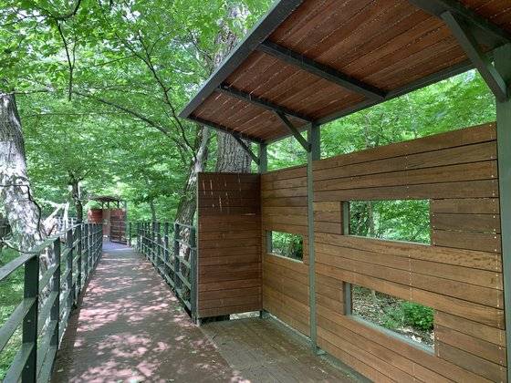 광릉숲길 5경, 산새소리정원. 국립수목원