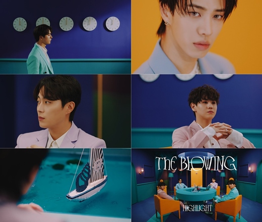 Group Highlight released a Trailer video.At 0:00 on the 19th, Highlight released a trailer video of the new Mini album The Blowing through its official SNS.The trailer, which was released, featured Highlight members Son Dong-woon, Lee Gi-kwang, Yoon Doo-joon and Yang Yo-seob in their suits.The members gathered in one place are sitting around the circular table and staring at each other.At the end of the video, Lee Gi-kwang blew his breath, and the model ship with the anchor floating in the middle of the table moved slowly, suggesting the prelude to the Highlight complete activity.Trailer, which has a unique, unique color and sensual visual beauty, stimulated the curiosity of fans who have been waiting for Highlight for a long time and raised expectations for comeback.The Blowing is a new album released two years and six months after Highlights special album OUTRO released in November 2018, and the first album released by all members in three years and seven months.Highlight will continue to interest in the New album by releasing album previews, Lyric Highlight, concept photo, track list, Highlight medley, and music video teaser video sequentially.The public is paying attention to the highlight move that provided a more visualized visual through Trailer.Highlights new Mini album The Blowing will be released on May 3 at 6 pm on various online music sites.