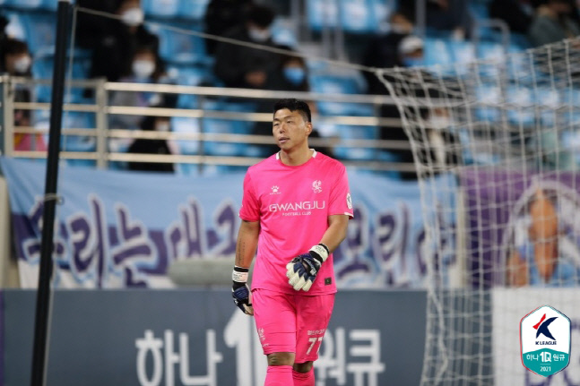 광주 윤보상. 제공 | 한국프로축구연맹