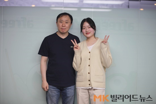 2018년부터 사제지간으로 연을 맺은 서울연맹 김동룡(좌)과 한지은.